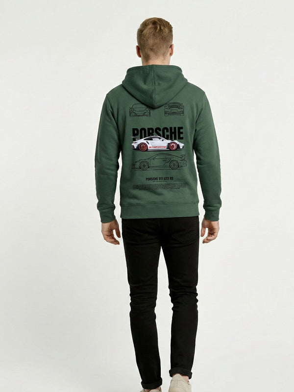Porsche Basic Hoodie - Green