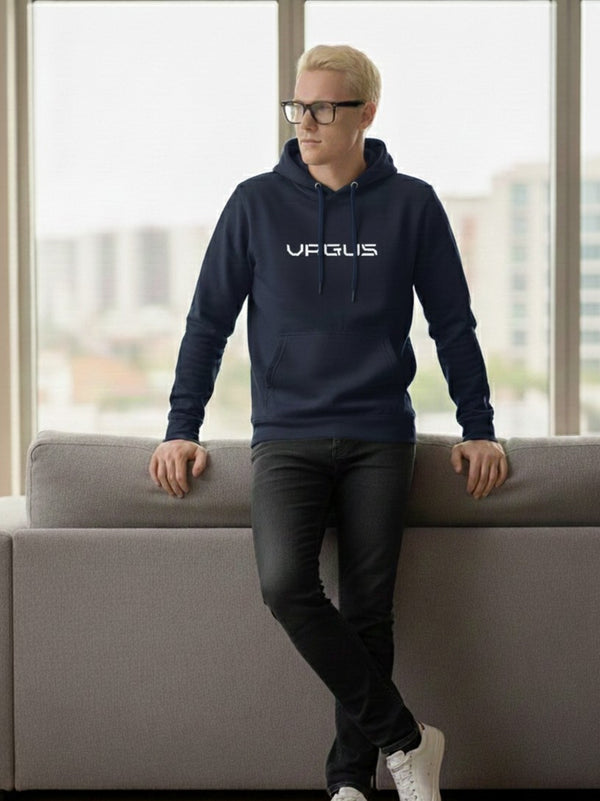 Basic VAGUS hoodie - Navy Blue