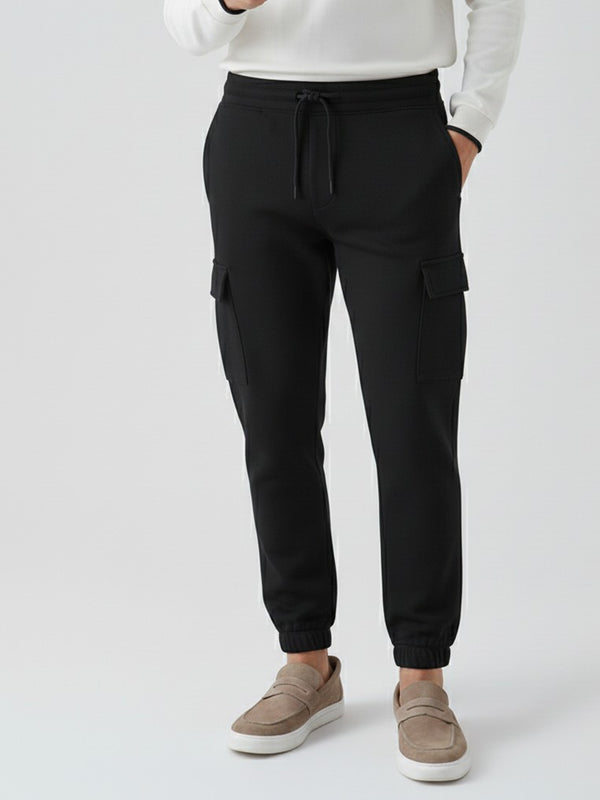 Men Casual Trouser - Black