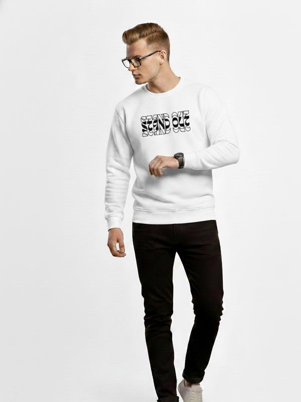 Basic Men Sweatshirt - White