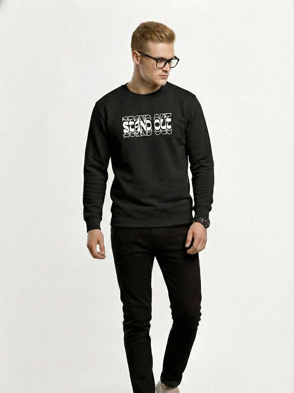 Basic Men Sweatshirt - Black